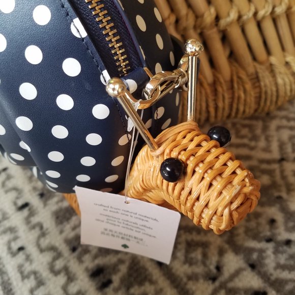 Kate Spade Scarlett Snail Wicker Crossbody Enchant - Picture 9 of 9